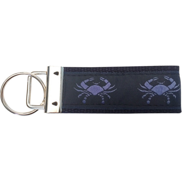 Blue Crabs Key Fob Made in America