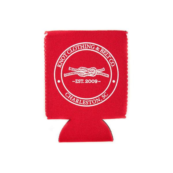 Knot Classic Koozie in Red