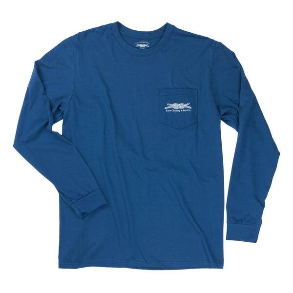 Knot Classic Long Sleeve in Blue Front