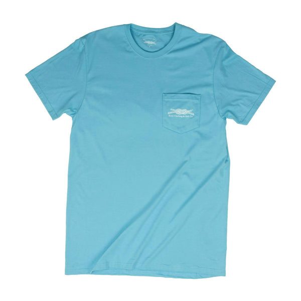 Man's Best Friends Pocket T-Shirt in Blue Front
