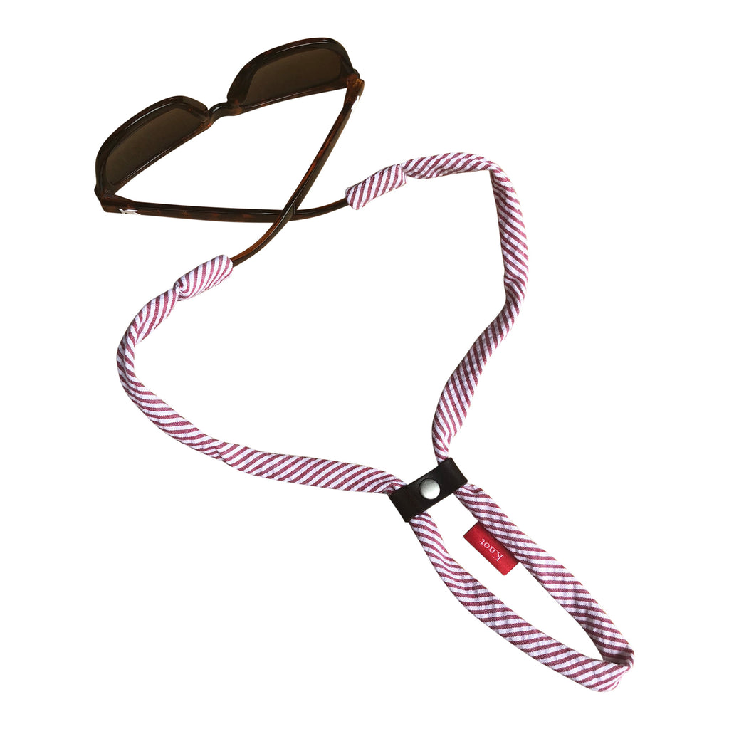 Crimson Seersucker SHADESTRAPS®