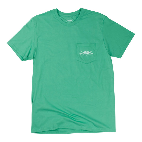 If Lost Return to the South Pocket T-Shirt in Green