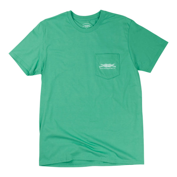 If Lost Return to the South Pocket T-Shirt in Green