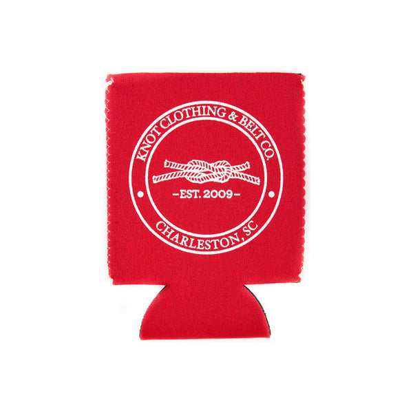 Do You Get Knotty? Koozie in Red
