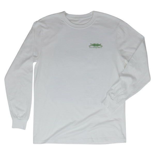 Knot Classic Long Sleeve in White Front