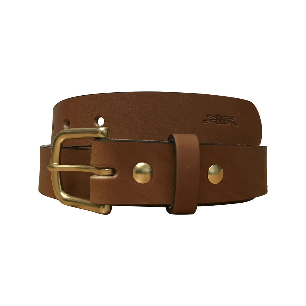 Leather Heritage Belt - Light Brown
