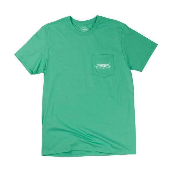 Man's Best Friend Pockets T-Shirt in Green Front