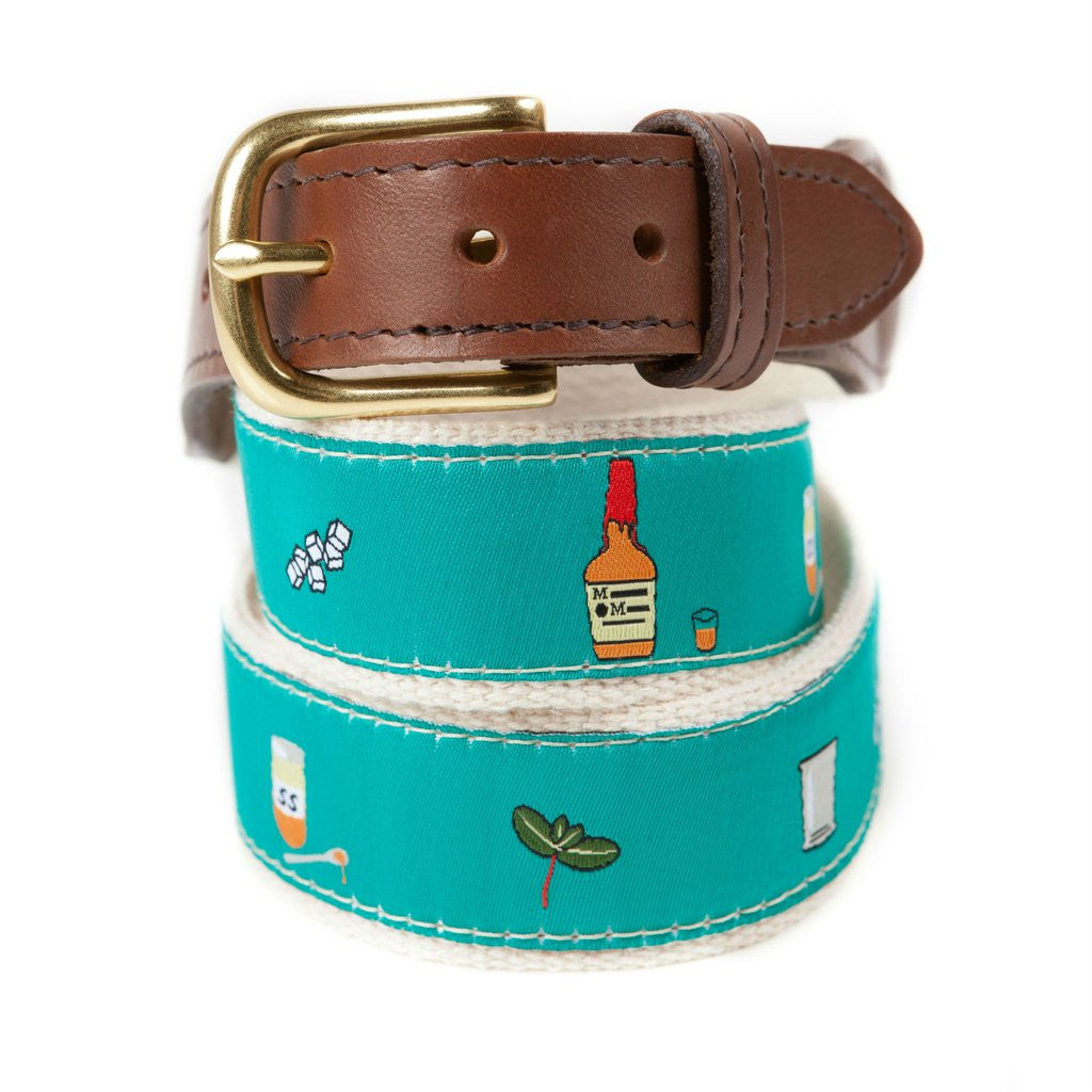 Mint Julep Ribbon Belt Made in America