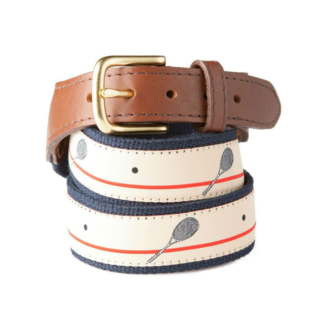 Preppy Squash Ribbon Belt Made in USA