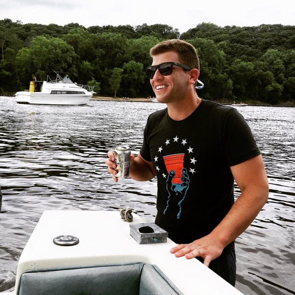 Raise Your Glass to America 4th of July T-Shirt