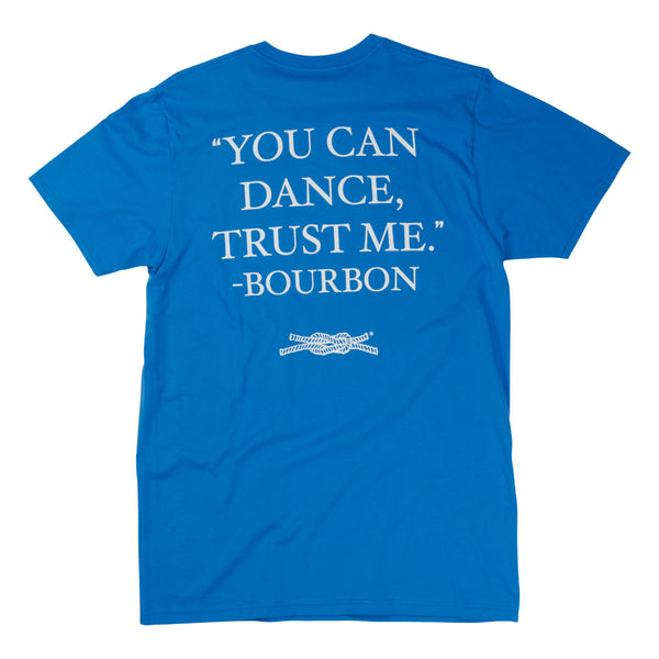 You Can Dance Trust Me Pocket T-Shirt in Blue