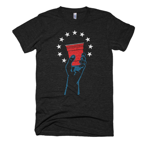 Raise Your Glass to America Classic T-Shirt in Black